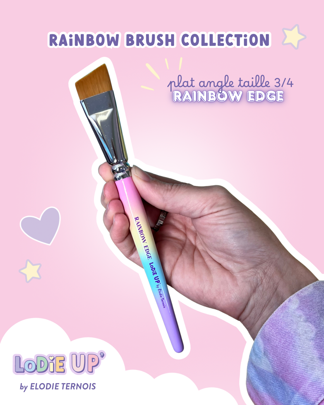 LODIE UP' - RAINBOW EDGE BRUSH