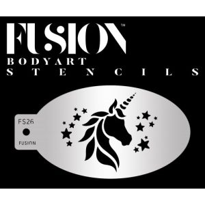 FUSION - POCHOIR LICORNE